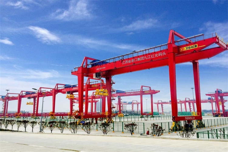 13 Sets RMG cranes for China Jiujiang Port