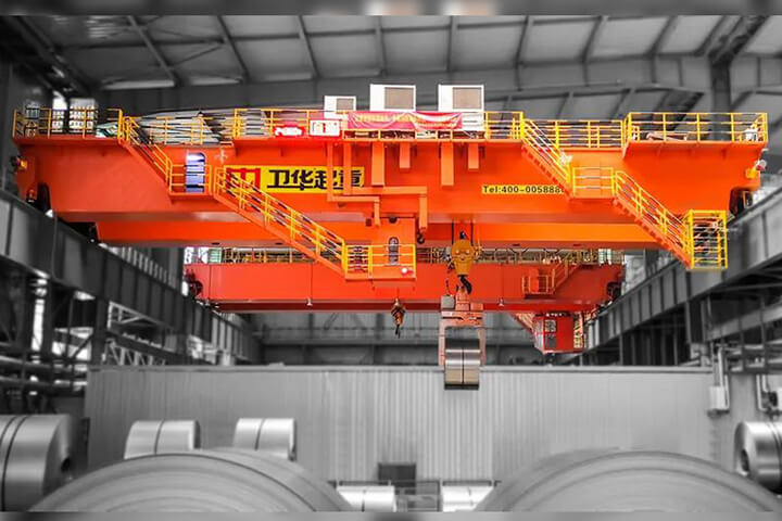 Automated Intelligent steel coil handling cranes
