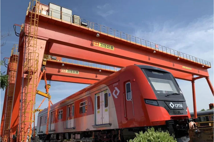 Gantry Crane for Brazil Railway Construction