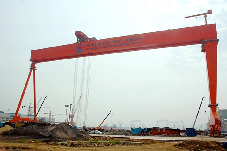 800 Ton Shipbuilding Gantry Crane for CNOOC